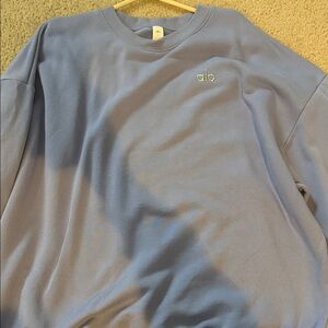 ALO Yoga Light Blue Sweater